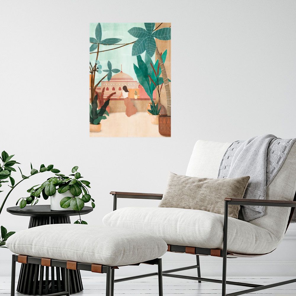 Affiche Jardin méditerranéen