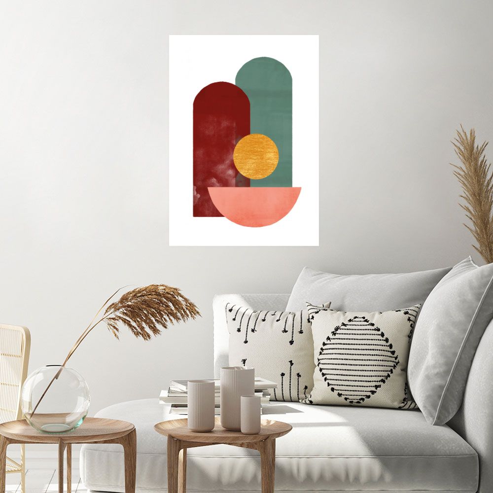 Affiche Formes géométriques modernes