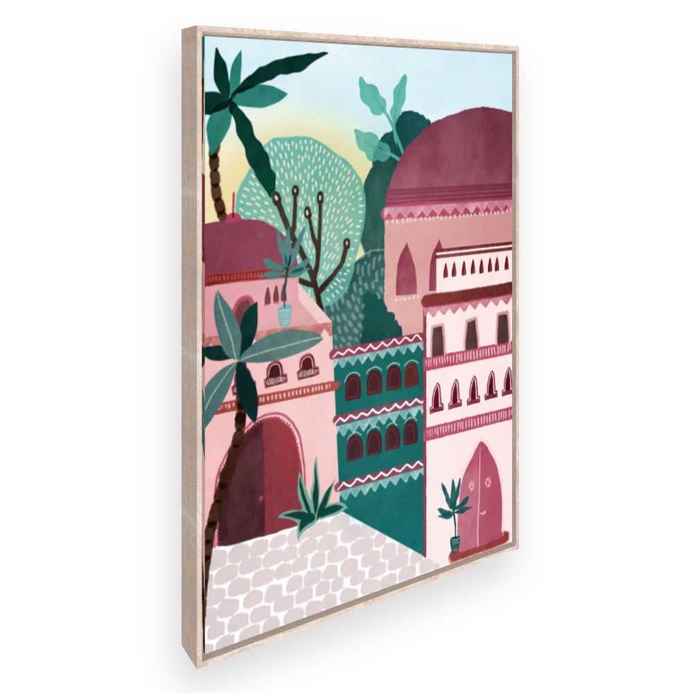 Toile Architecture exotique