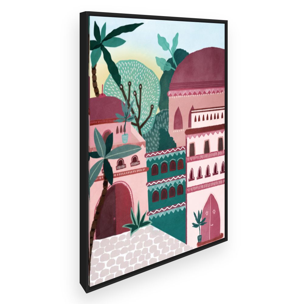 Toile Architecture exotique