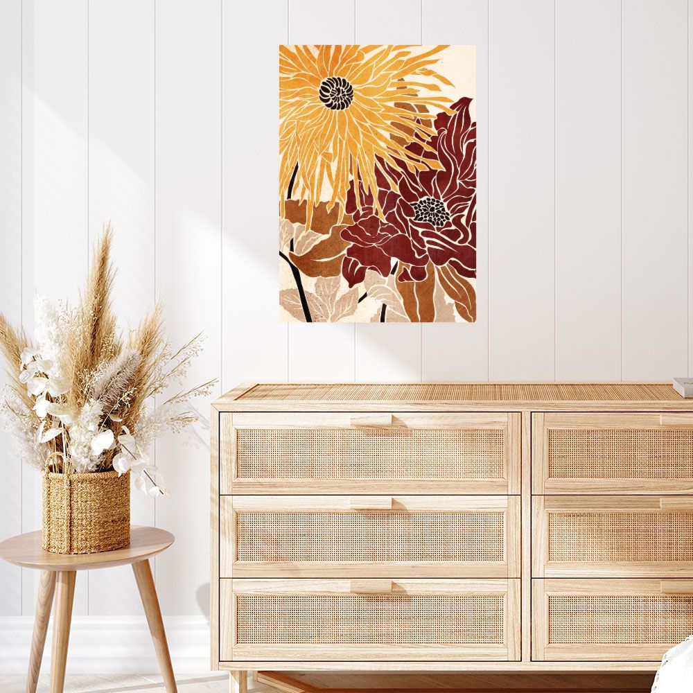 Affiche Fleurs éclatantes
