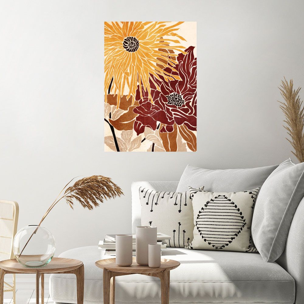 Affiche Fleurs éclatantes