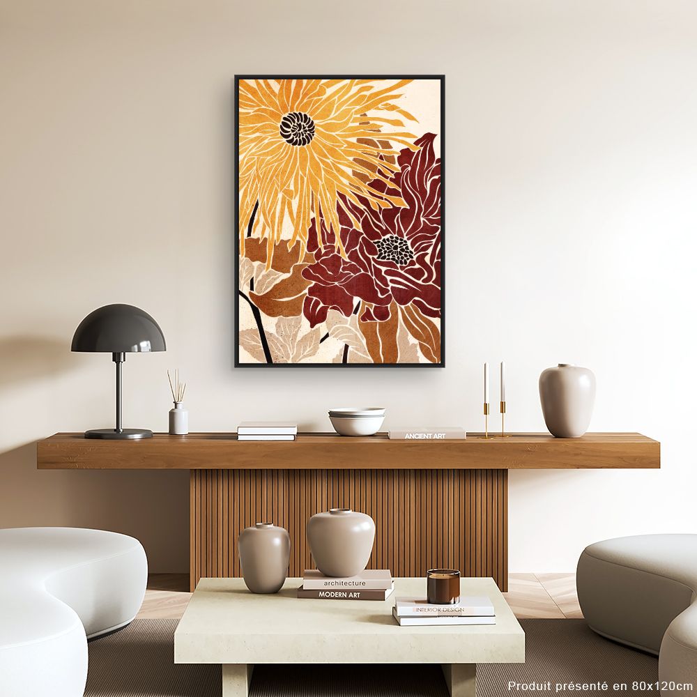 Tableau Fleurs éclatantes