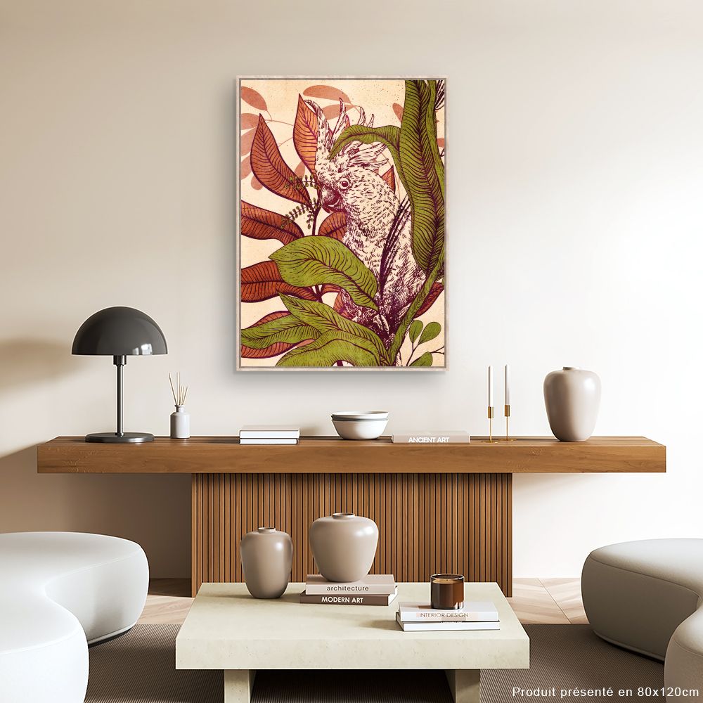Tableau Oiseau exotique