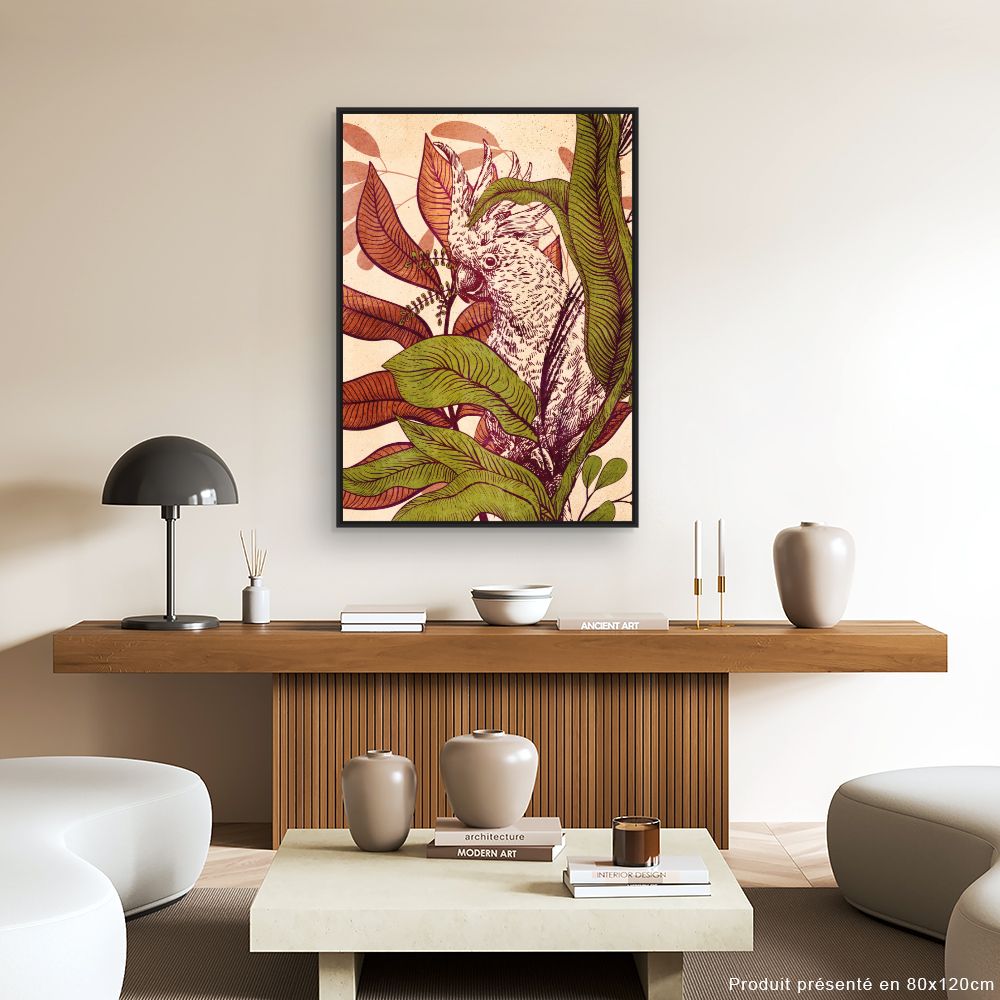 Tableau Oiseau exotique