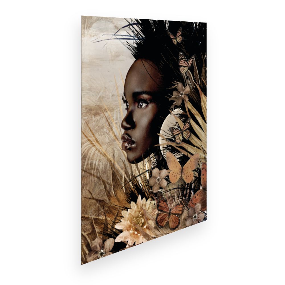 Affiche Beauté ethnique florale