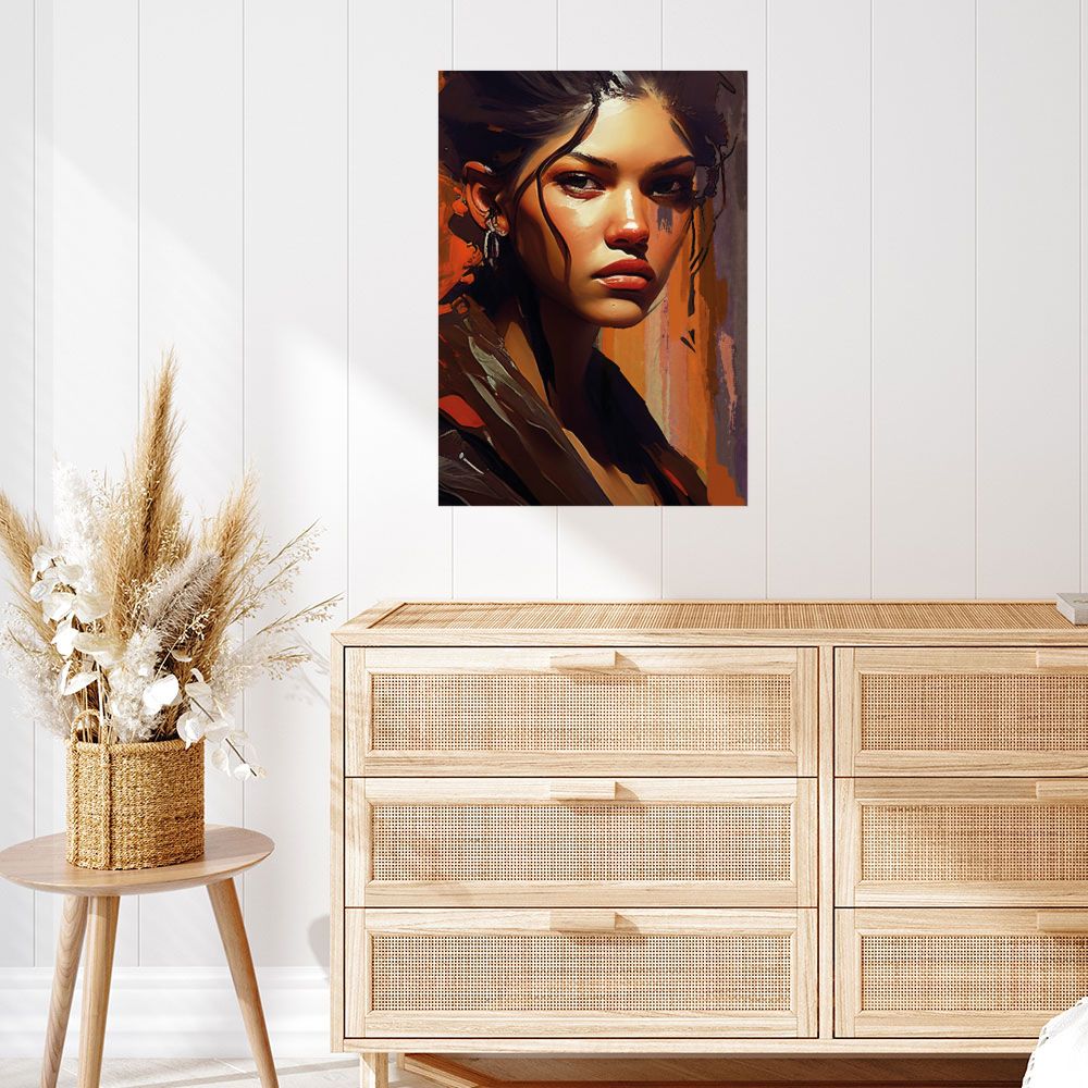 Affiche Portrait intense