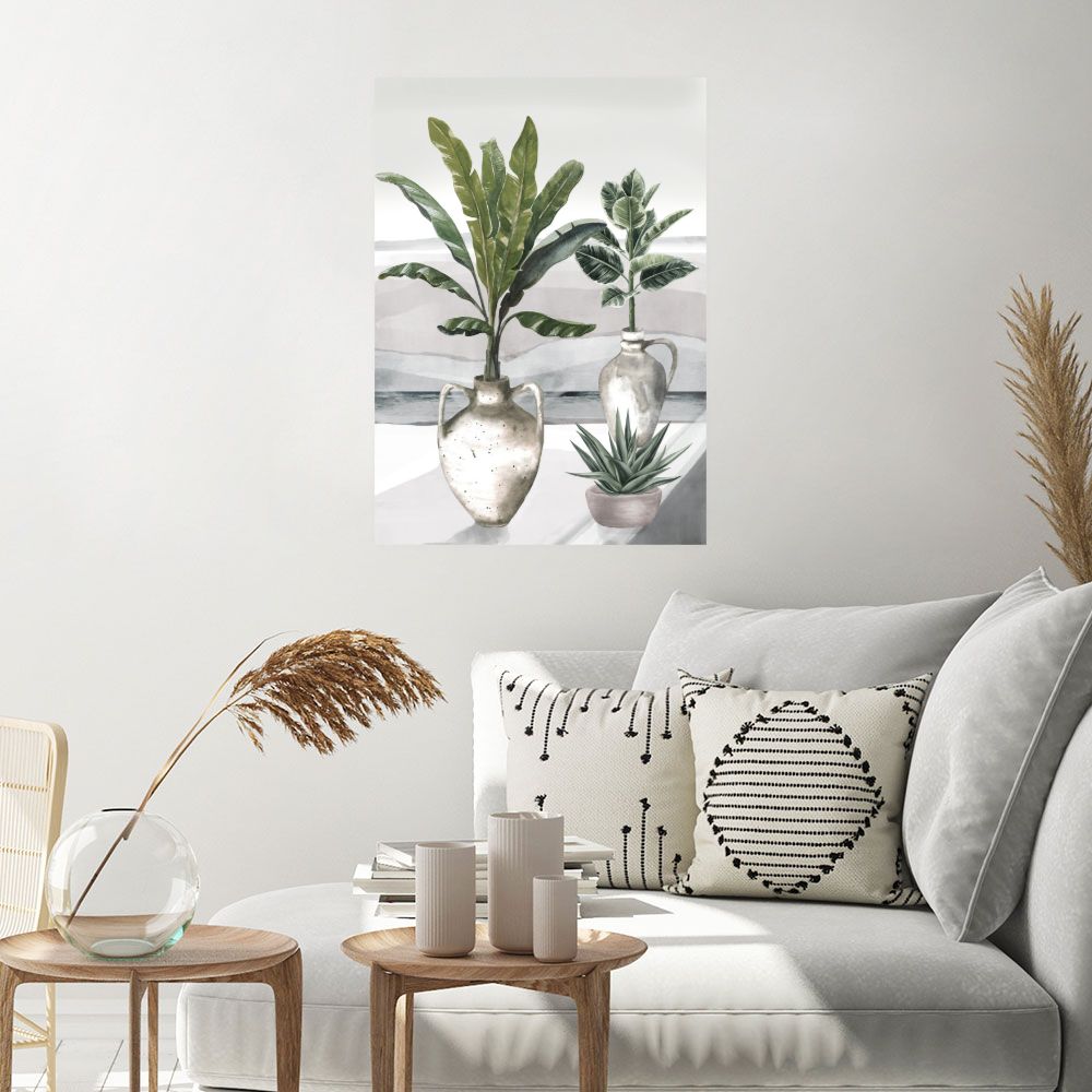 Affiche Vases verdoyants