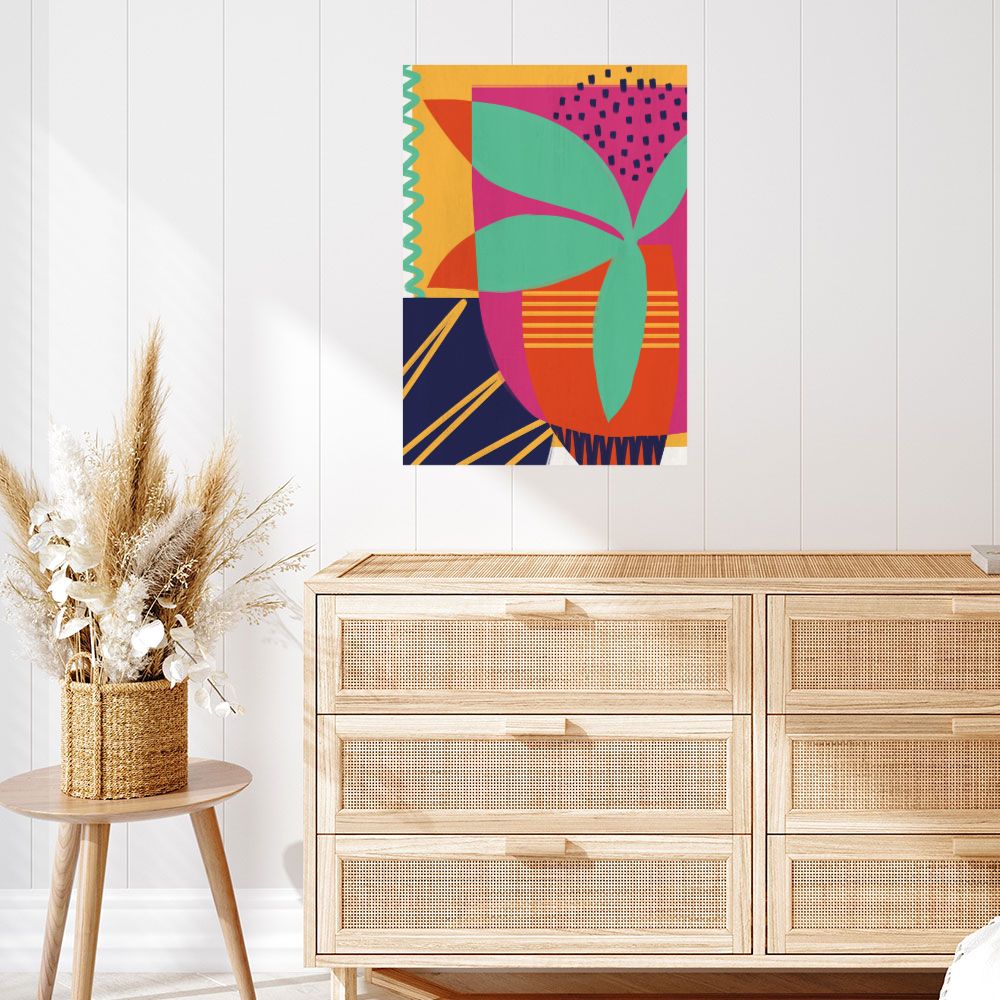 Affiche Formes géométriques vives