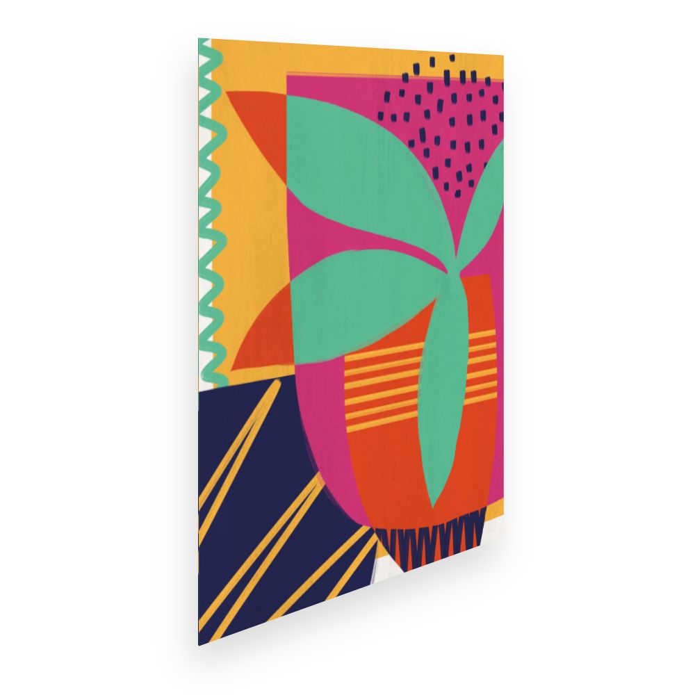 Affiche Formes géométriques vives