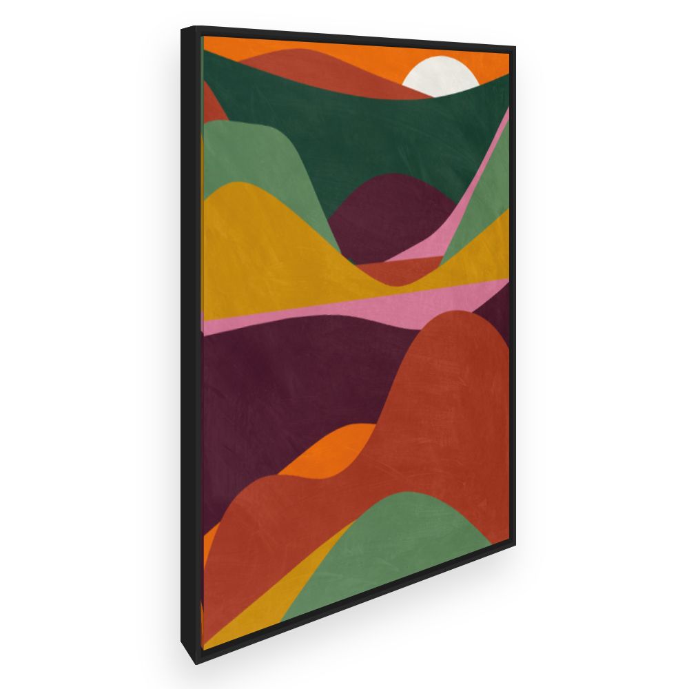 Toile Collines abstraites