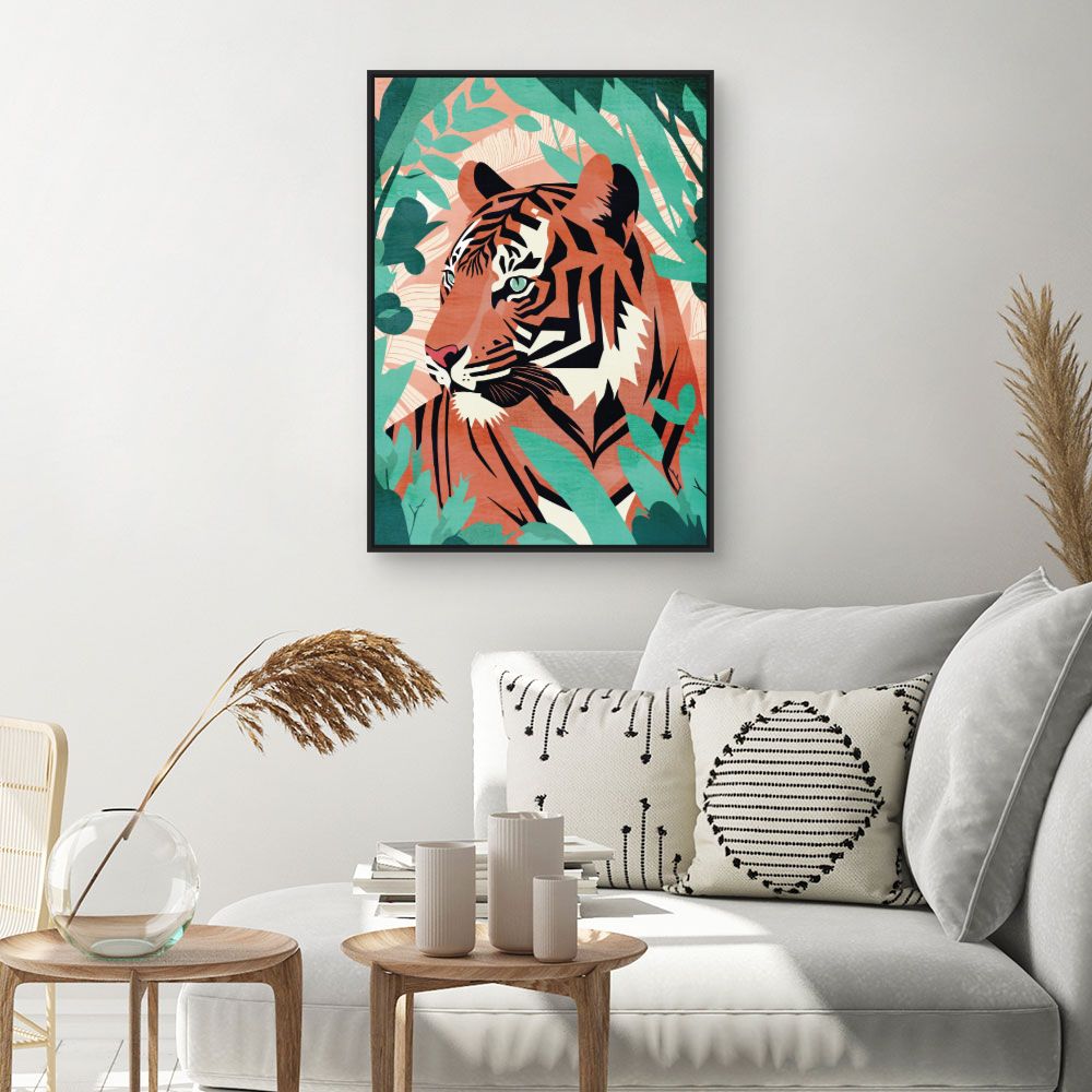 Tableau Tigre majestueux
