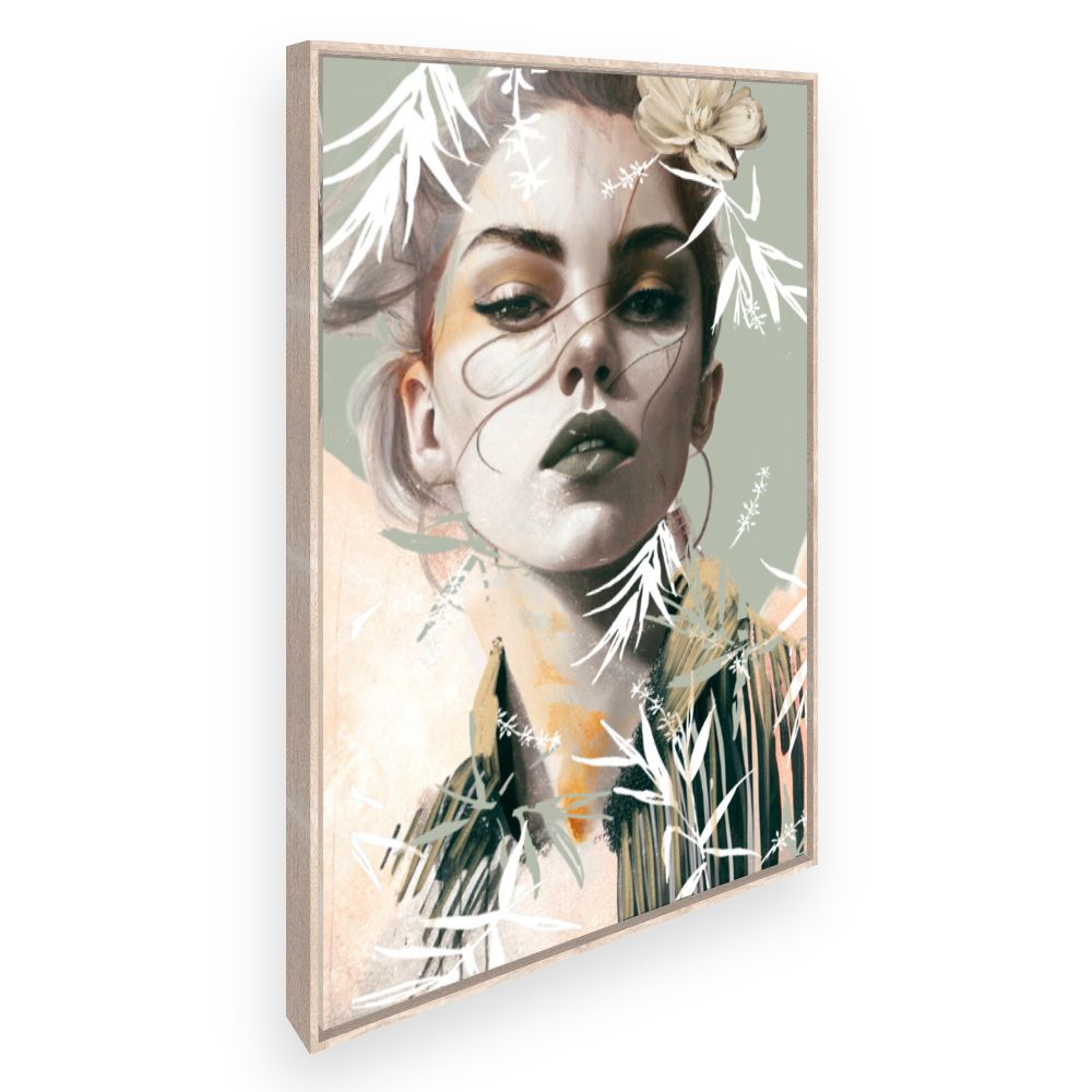 Toile Élégance florale