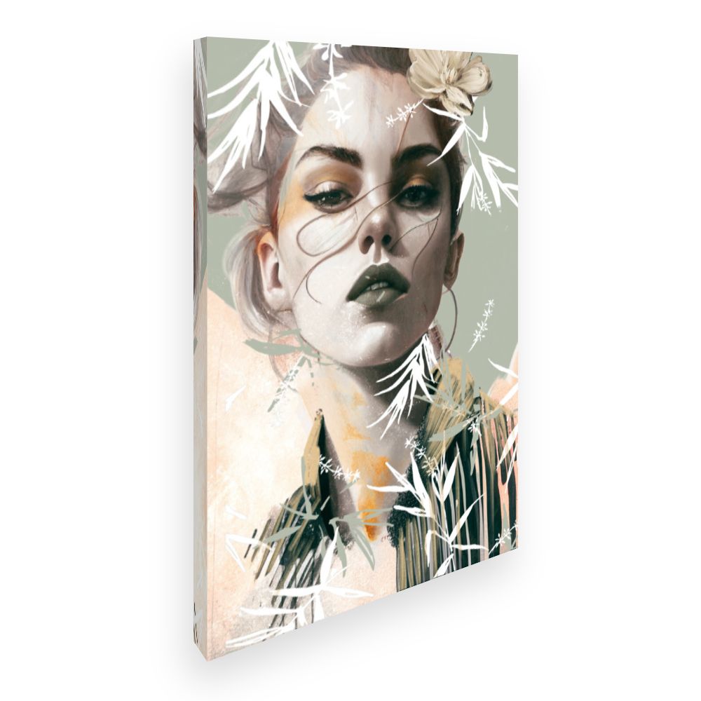 Toile Élégance florale