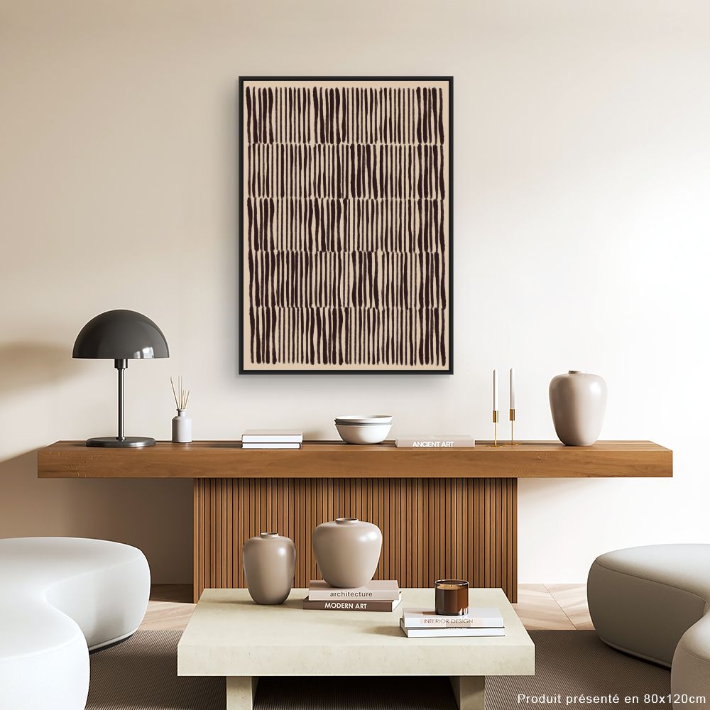 Tableau Lignes verticales élégantes