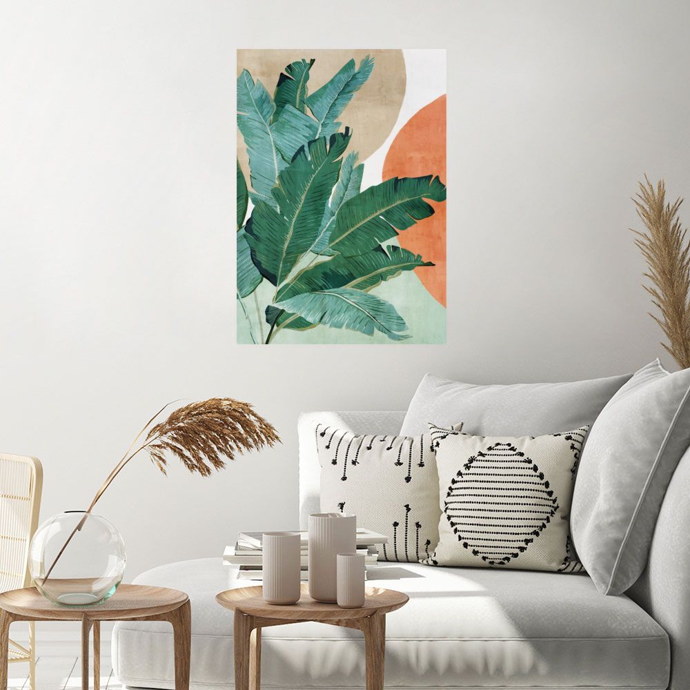 Affiche Feuillage tropical vibrant