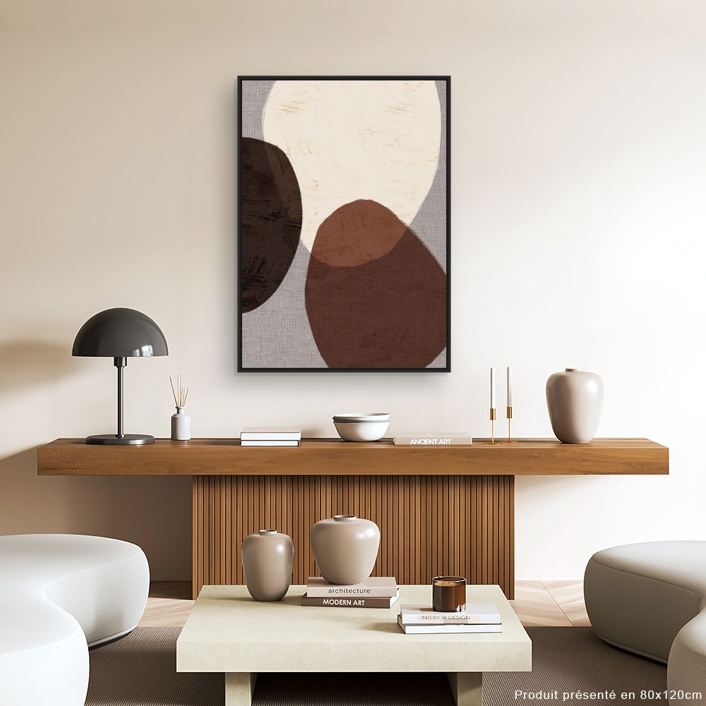 Tableau Formes organiques élégantes