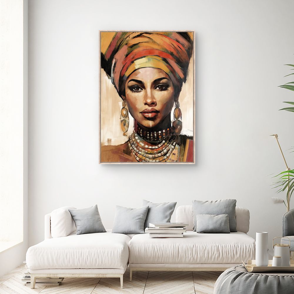 Tableau Portrait vibrant