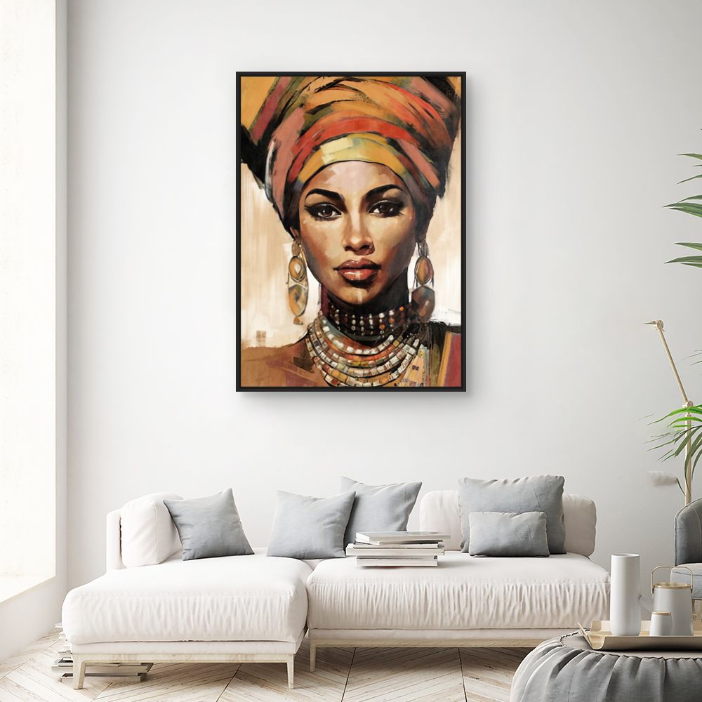 Tableau Portrait vibrant