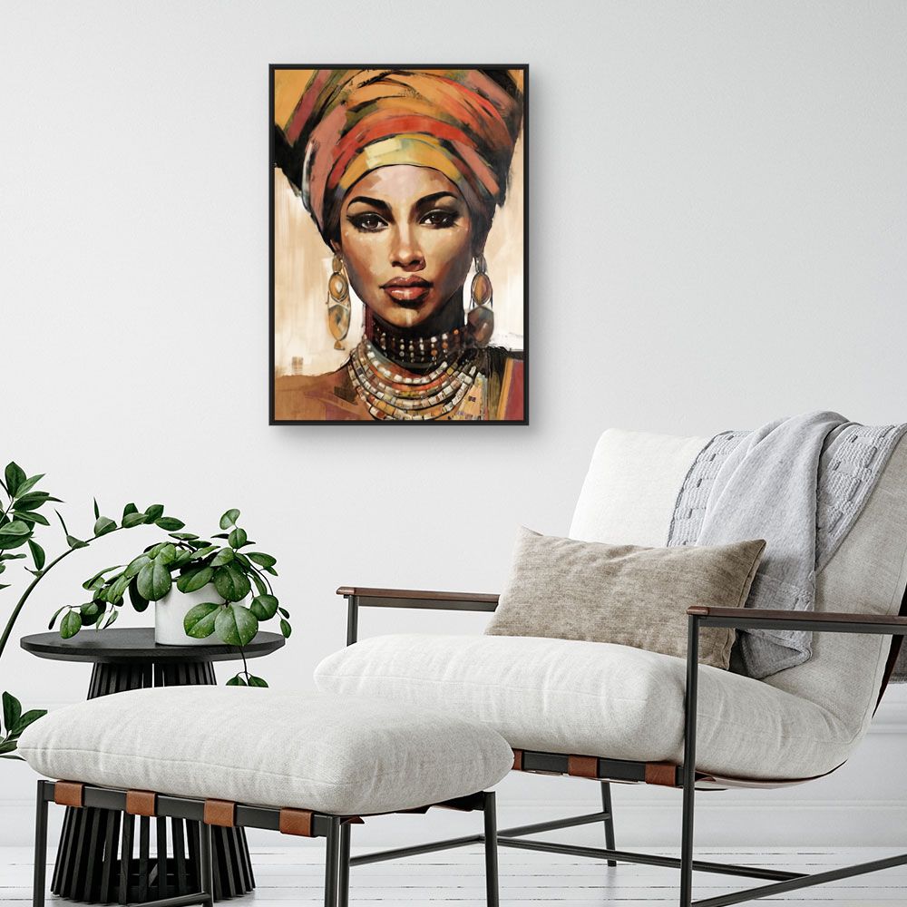 Tableau Portrait vibrant
