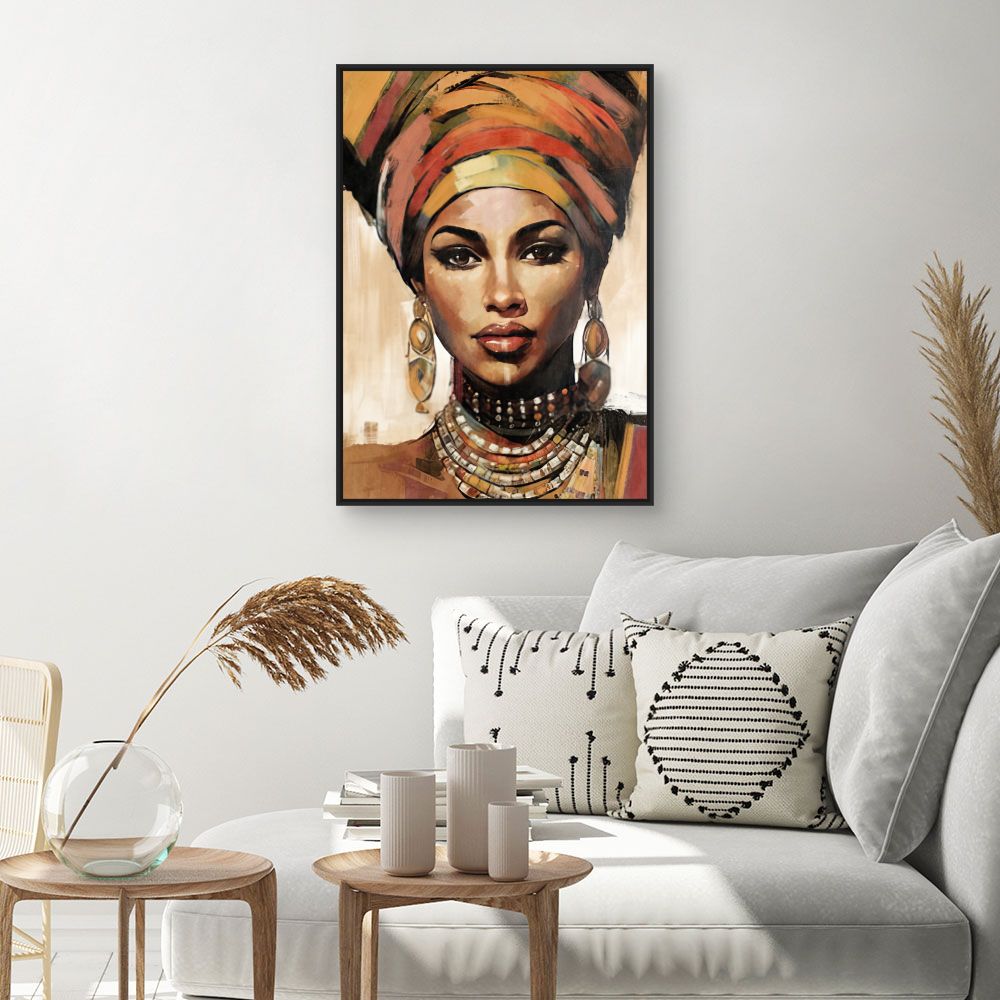 Tableau Portrait vibrant