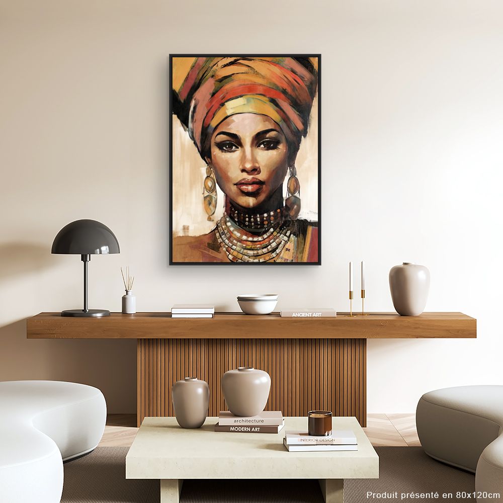 Tableau Portrait vibrant