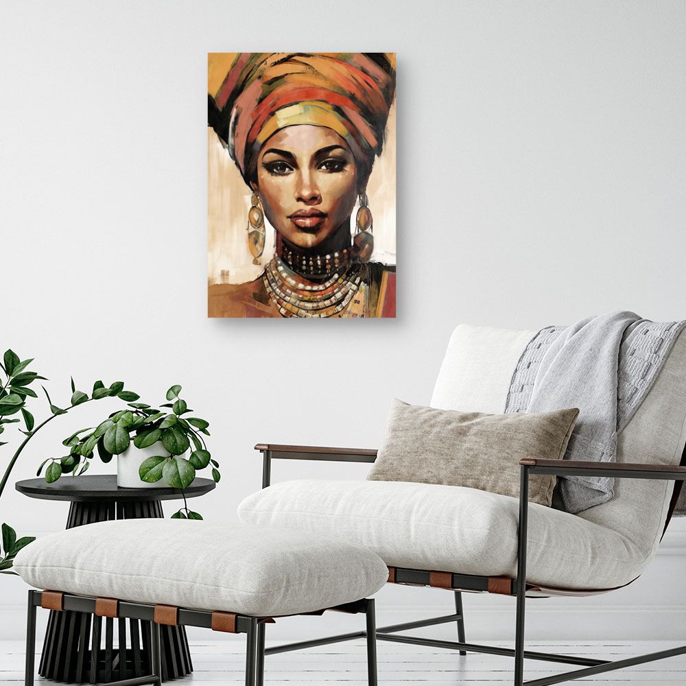 Tableau Portrait vibrant