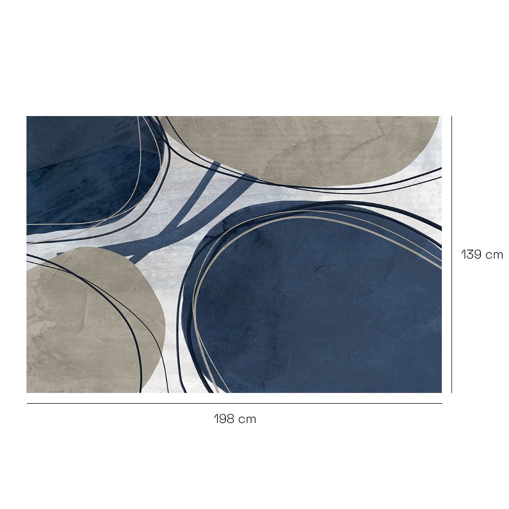 Tapis n°423 Cercles artistiques raffinés