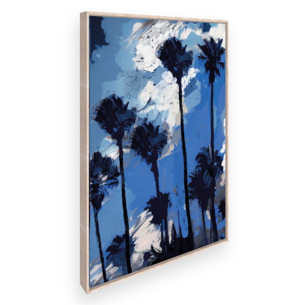 Toile Palmiers dynamiques