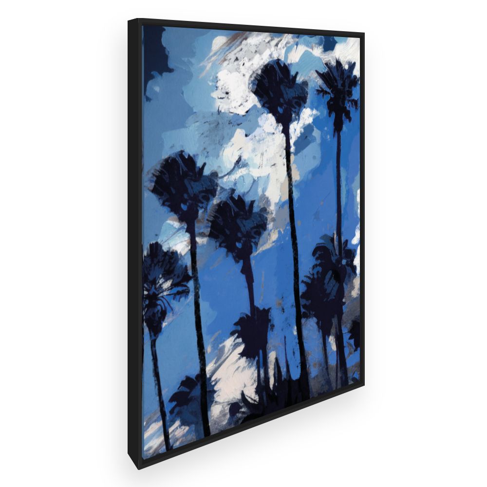 Toile Palmiers dynamiques