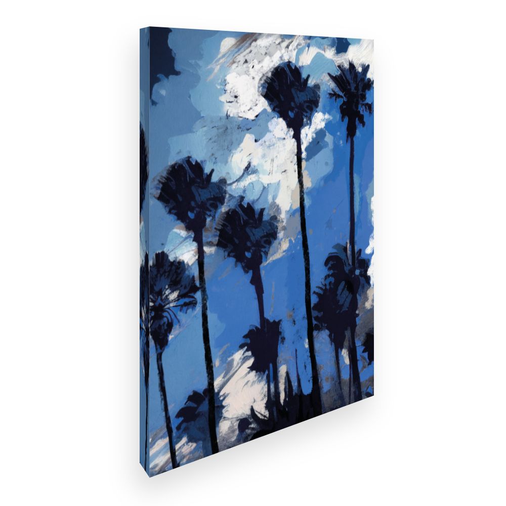 Toile Palmiers dynamiques
