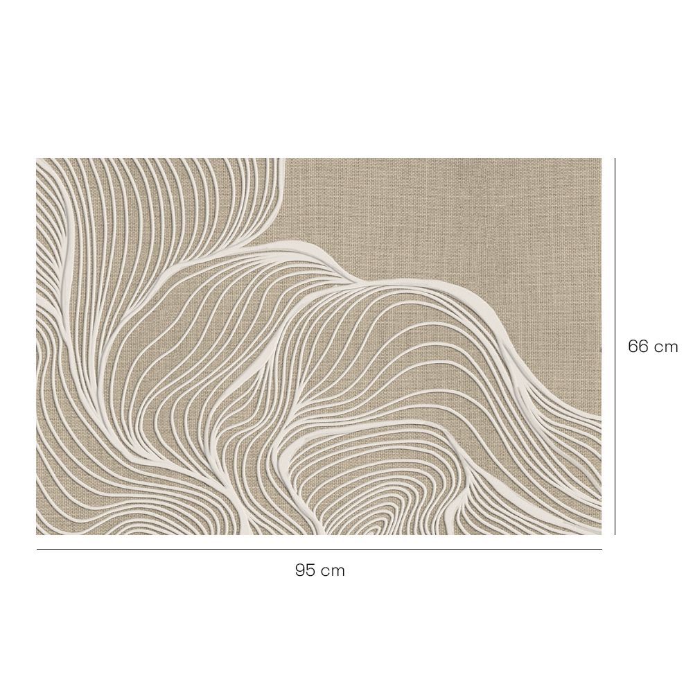 Tapis n°428 Lignes ondulantes élégantes