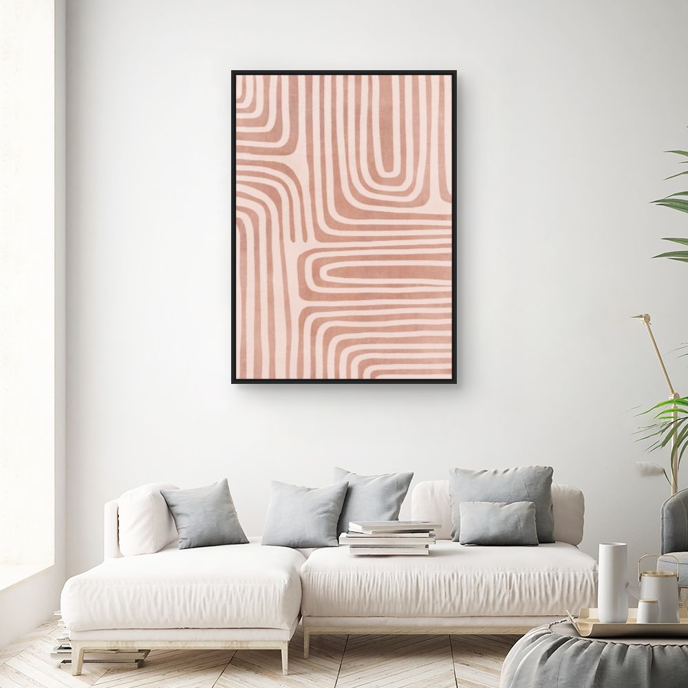 Tableau Lignes ondulées