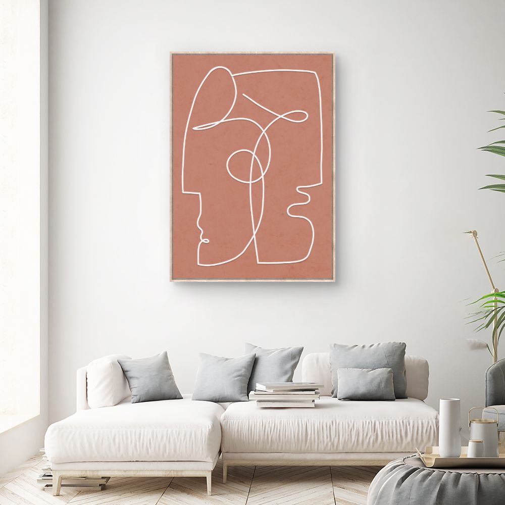 Tableau Lignes abstraites élégantes