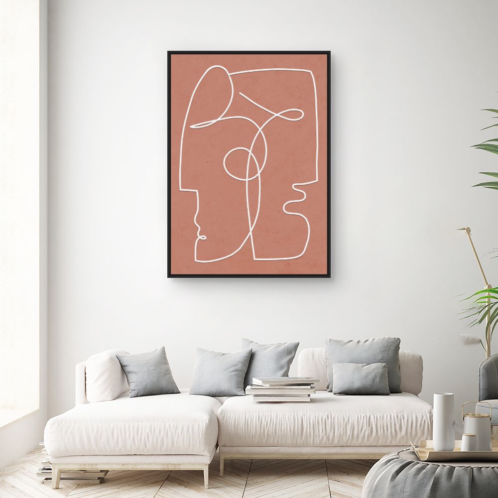 Tableau Lignes abstraites élégantes