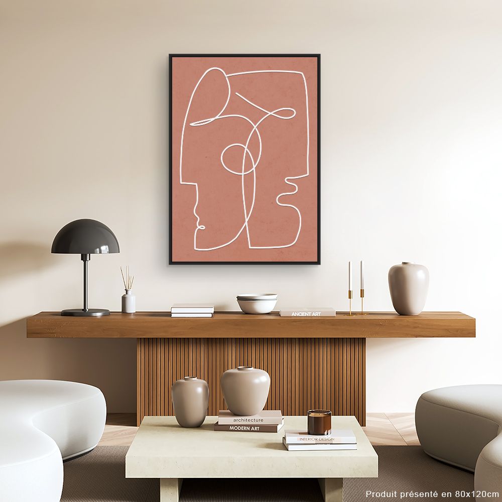 Tableau Lignes abstraites élégantes