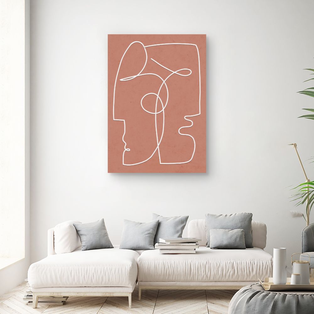 Tableau Lignes abstraites élégantes