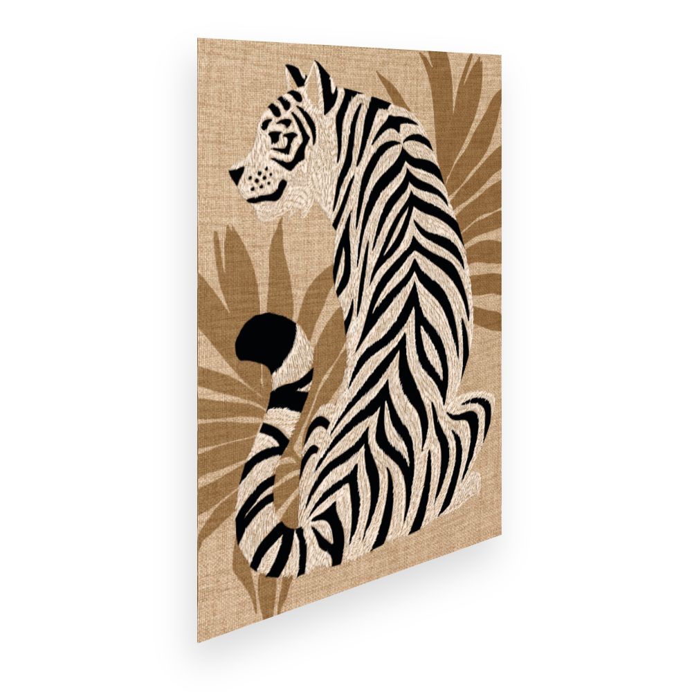 Affiche Tigre exotique élégant