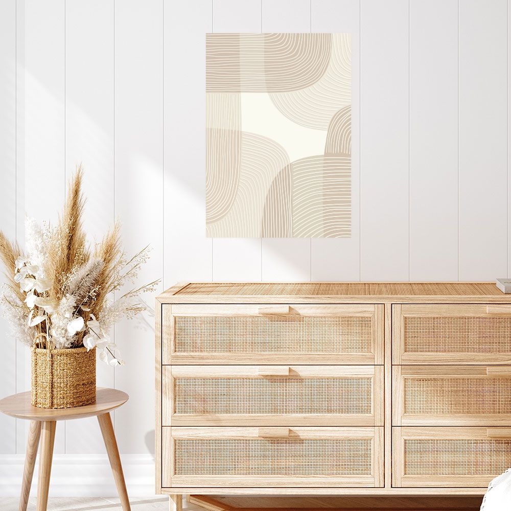 Affiche Lignes ondulantes