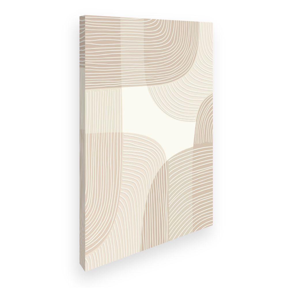 Toile Courbes élégantes