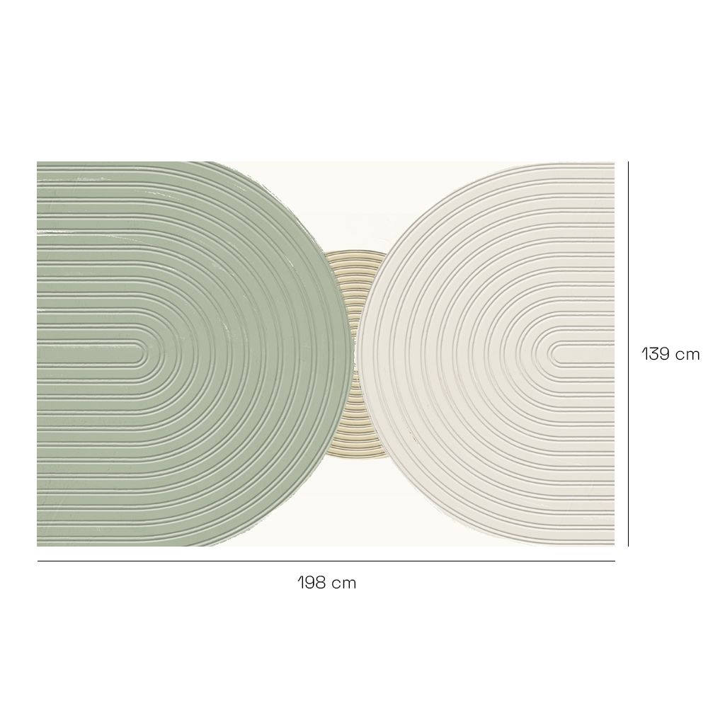 Tapis n°432 Cercles géométriques élégants