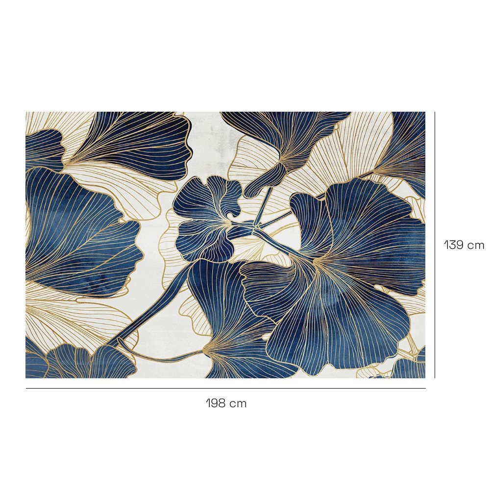 Tapis n°436 Feuilles sophistiquées