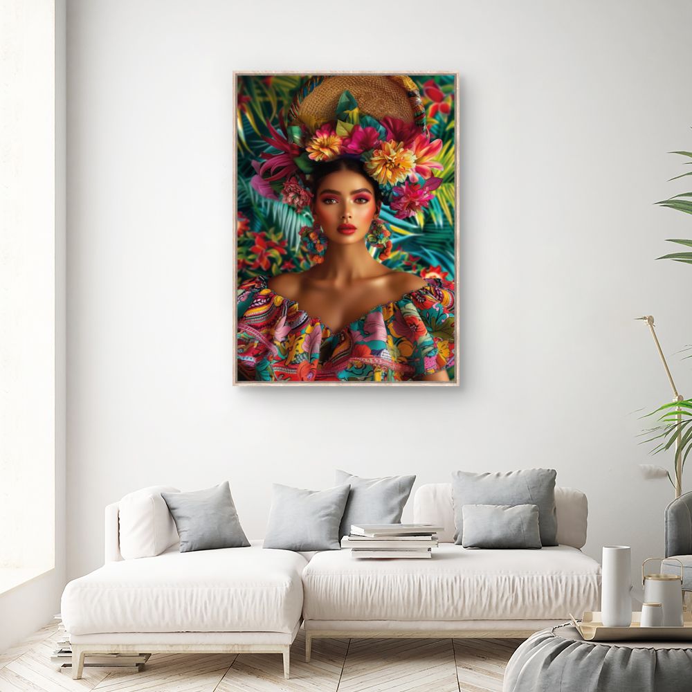 Tableau Exubérance florale