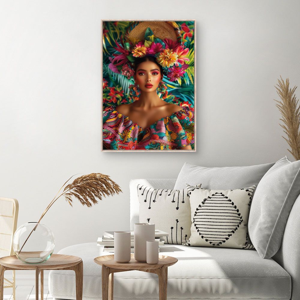 Tableau Exubérance florale