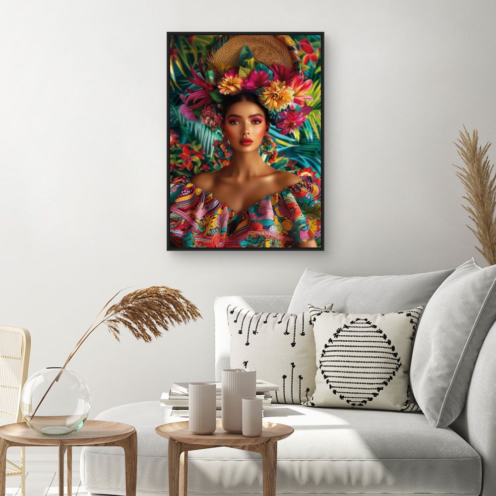 Tableau Exubérance florale