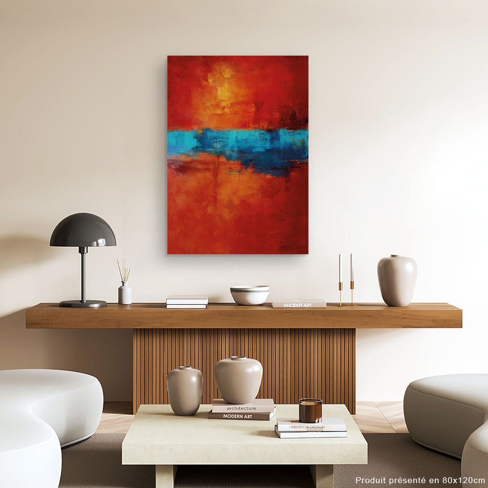 Tableau Éclatante fusion chromatique