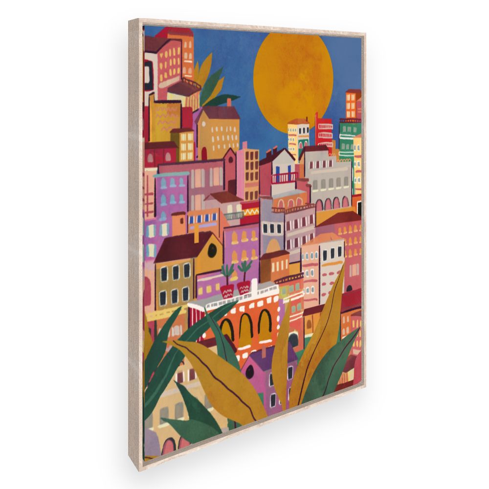 Toile Ville ensoleillée