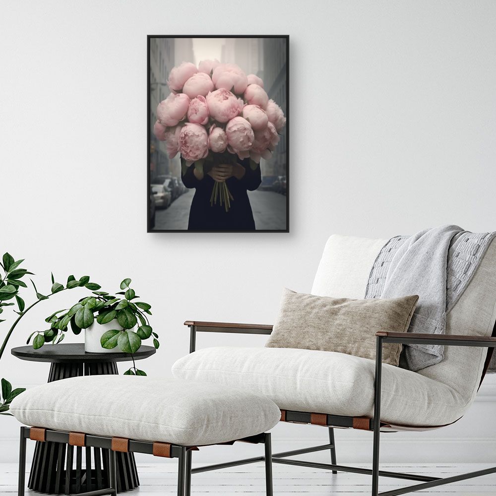 Tableau Bouquet de pivoines
