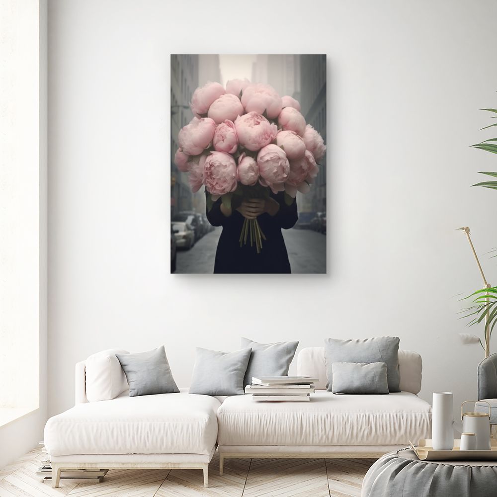 Tableau Bouquet de pivoines