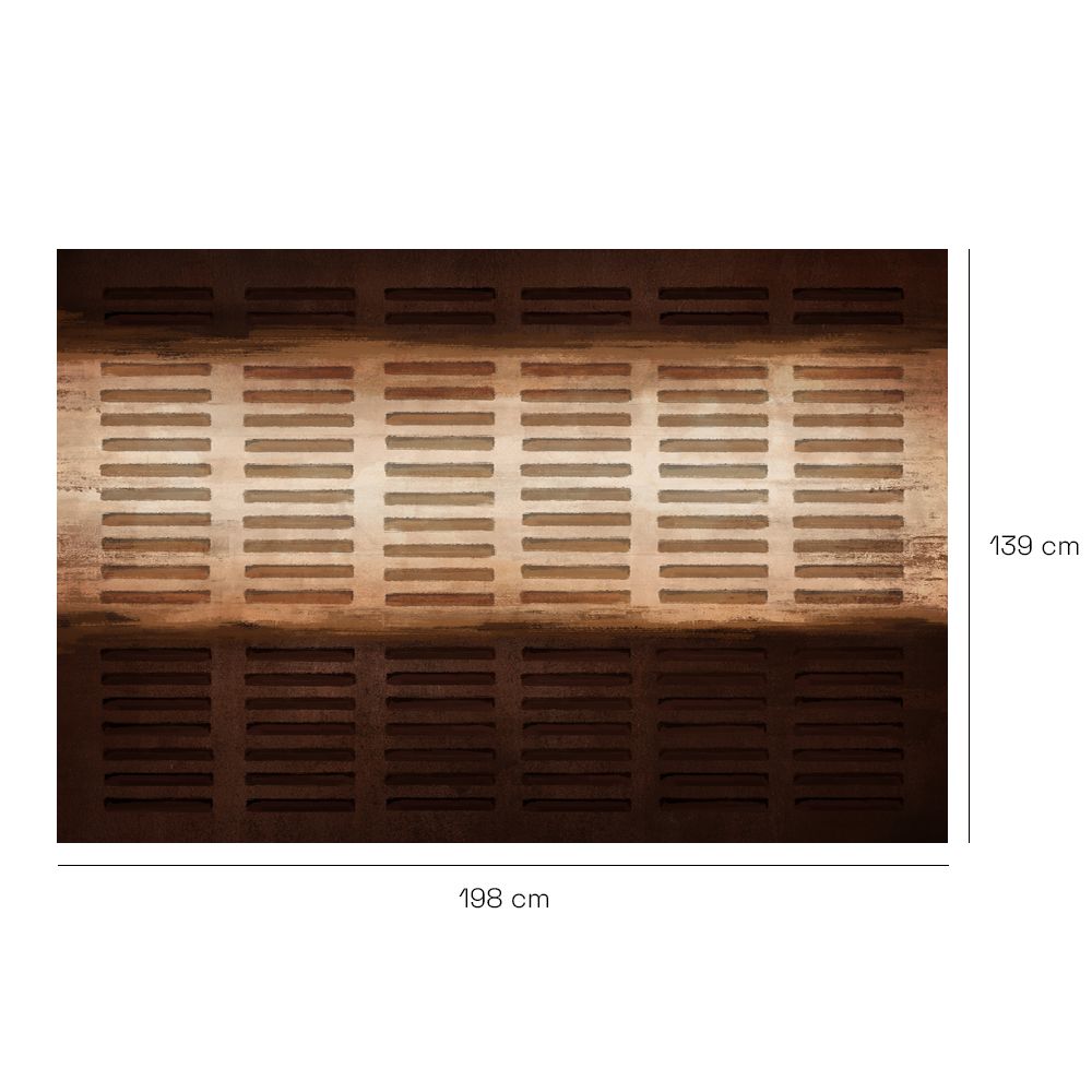 Tapis n°445 Effet bois élégant